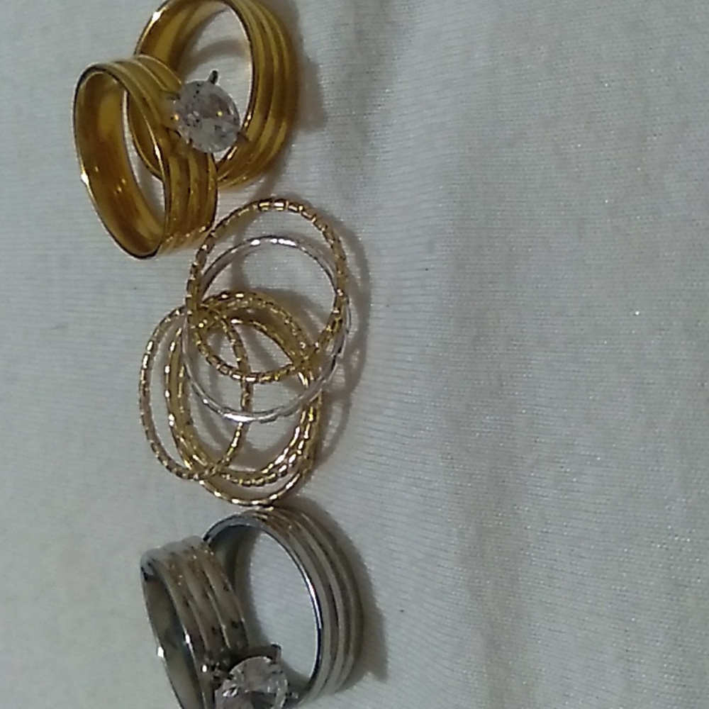 Stackable costume rings